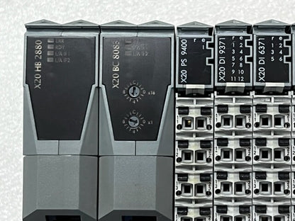 B&R X20HB2880 X20BC8083 X20PS9400 X20PS2100 PLC Communication & I/O Modules Used