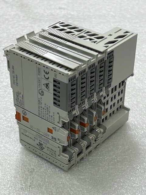 Wago 750-352 PLC Fieldbus EtherNet Coupler Module and I/O Modules Used