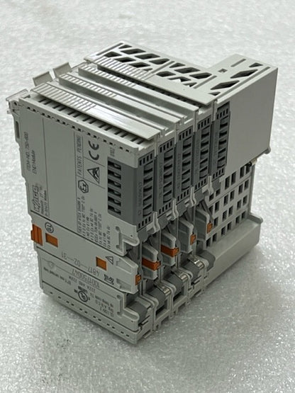 Wago 750-352 PLC Fieldbus EtherNet Coupler Module and I/O Modules Used