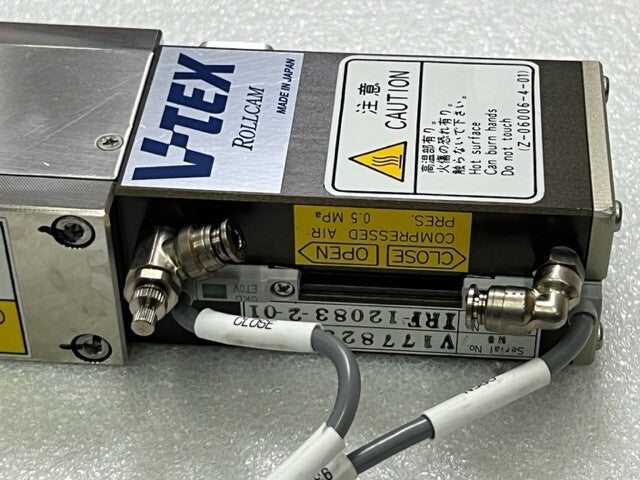 V-TEX Rollcam IRF-12083-2-01 Pneumatic Gate Valve Used Good Condition