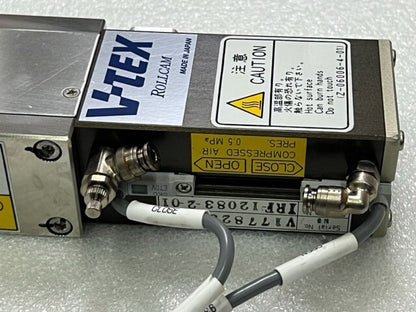 V-TEX Rollcam IRF-12083-2-01 Pneumatic Gate Valve Used Good Condition