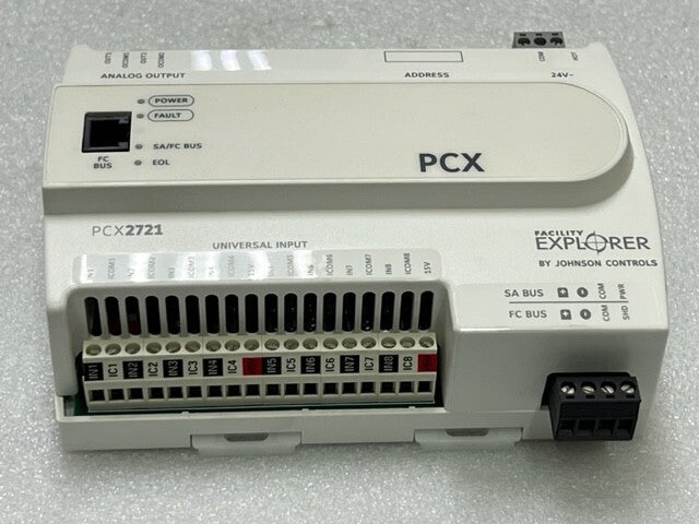 Johnson Controls FX-PCX2721-0 Rev K Ver 6.2 Facility Explorer Controller New