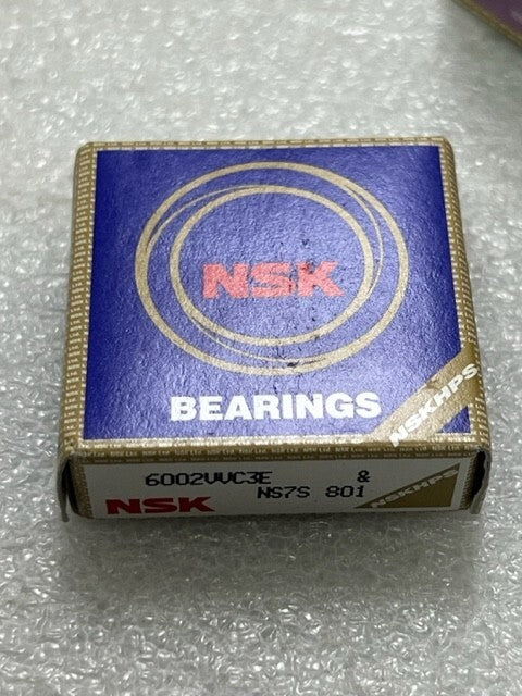 NSK 6002VVC3E Deep Groove Ball Bearing 15x32x9mm New - Lot of 10 Pcs