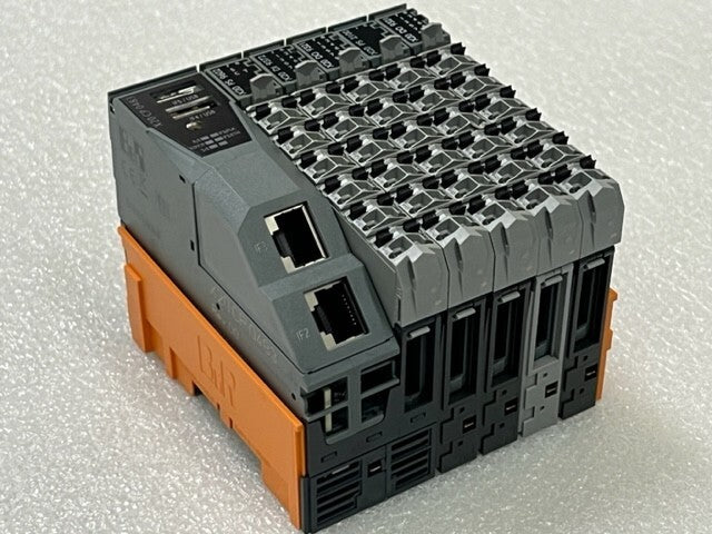 B&R X20CP0483 Rev D0 PLC with X20 PS9062 DI9372 DO9321 PS2100 DO9321 I/O Modules