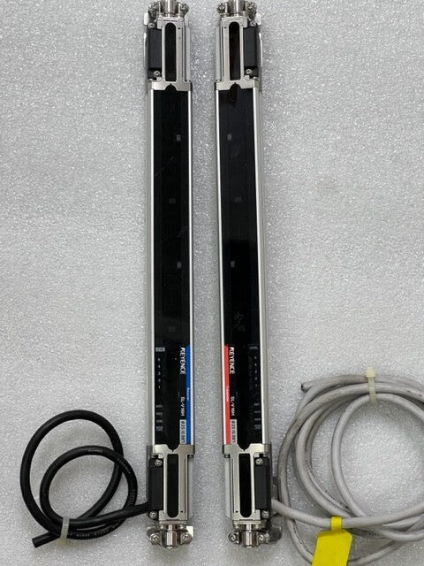 Keyence SL-V16H-T Transmitter SL-V16H-R Receiver 300mm Safety Light Curtain Used