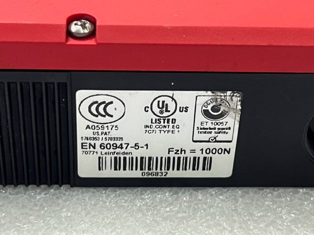 Euchner TP4-4121A024M Safety Interlock Switch (Without Actuator Key) Used