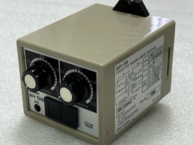 Omron SDV-DH6 Voltage Sensor Controller 100/110VAC 50/60Hz New (Old Stock)