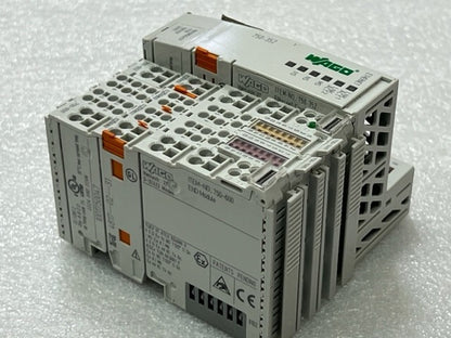 Wago 750-352 PLC Fieldbus EtherNet Coupler Module and I/O Modules Used