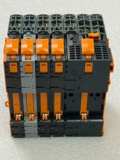 B&R X20CP0483 Rev D0 PLC with X20 PS9062 DI9372 DO9321 PS2100 DO9321 I/O Modules