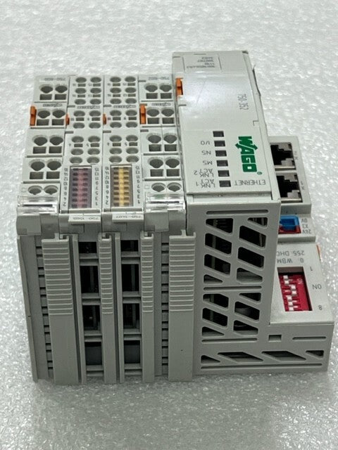 Wago 750-352 PLC Fieldbus EtherNet Coupler Module and I/O Modules Used