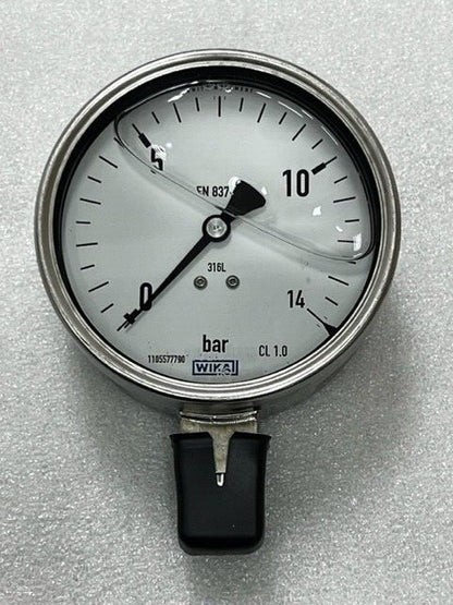 Wika 232.50.100 14 bar 1/2 NPT 316L Pressure Gauge New