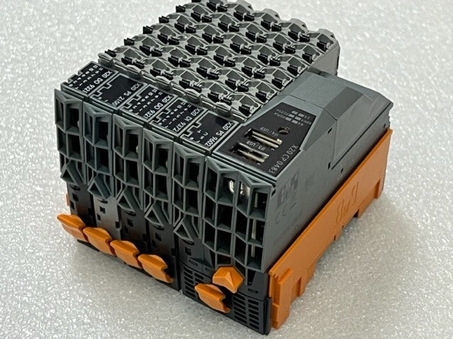 B&R X20CP0483 Rev D0 PLC with X20 PS9062 DI9372 DO9321 PS2100 DO9321 I/O Modules