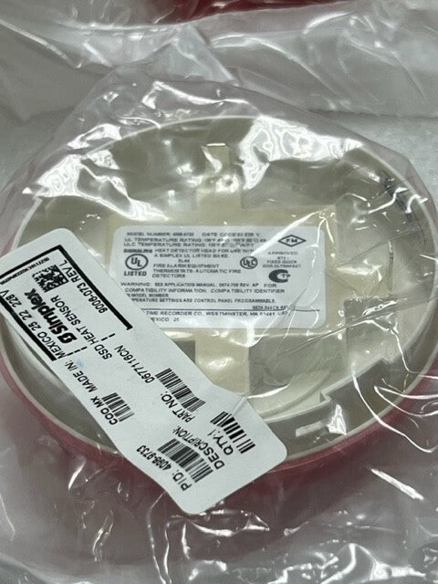 Lot of 10 Pcs - Simplex 4098-9733 Analog Heat Detector Head New in Sealed Bag