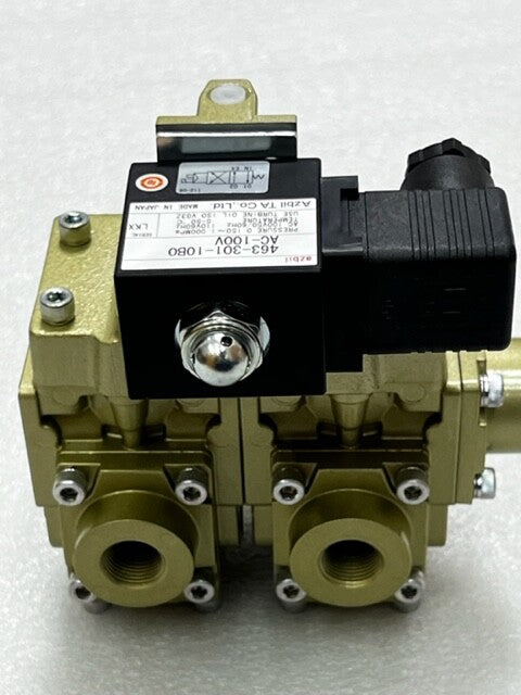 Azbil TA Co. 463-301-10B0 AC100V Rc3/8 Port Solenoid Valve New