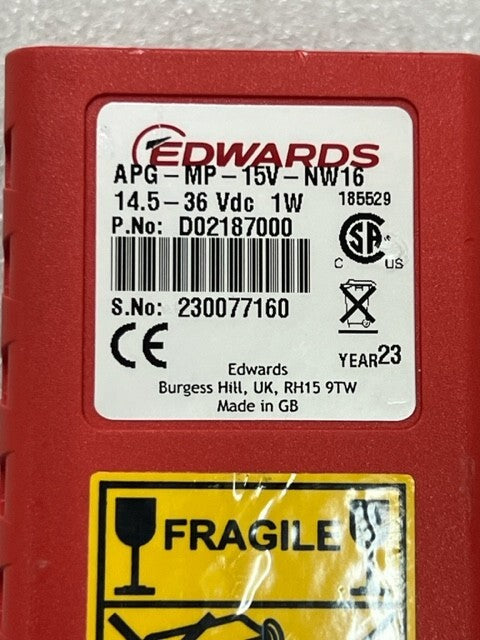 Edwards APG-MP-15V-NW16 14.5-36VDC 1W Pirani Vacuum Gauge Used