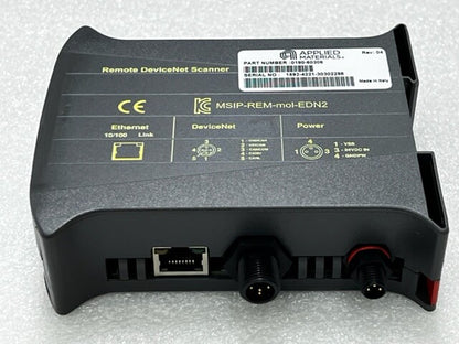 Applied Materials MSIP-REM-mol-EDN2 Remote DeviceNet Scanner Module Used