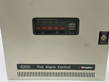 Simplex 4006-9102 Standard LifeAlarm Fire Alarm Control Panel New