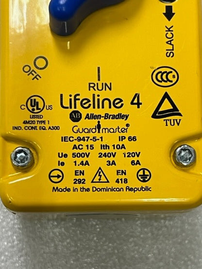 440E-L13137 Ser E Lifeline 4 Guardmaster Safety Cable Pull Switch New No Box