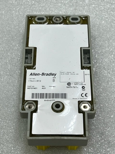 1792D-CB12 Series B DeviceNet ArmorBlock MaXum I/O Cable Base New in Box