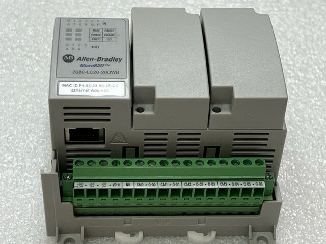 2080-LC20-20QWBR Ser B Micro820 EtherNet IP PLC Controller New