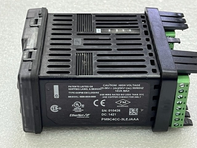 Watlow PM9C4CC-3LEJAAA EtherNet/IP EZ-ZONE Thermal Controller Used