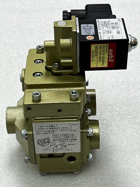 Azbil TA Co. 463-301-10B0 AC100V Rc3/8 Port Solenoid Valve New