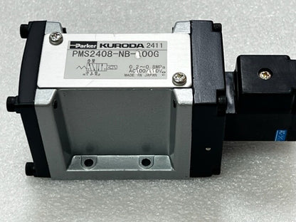 Parker Kuroda PMS2408-NB-100G AC100/110V Manifold Solenoid Valve New