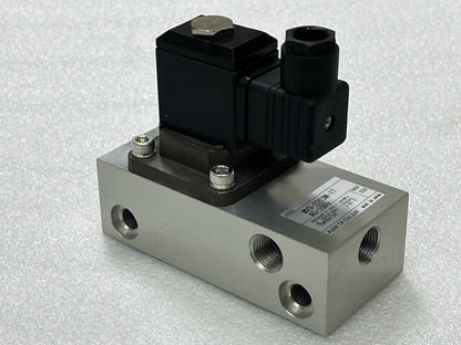 Azbil TA Co MVS-2203M-17 AC100V Air Ejector Solenoid Valve New in Box