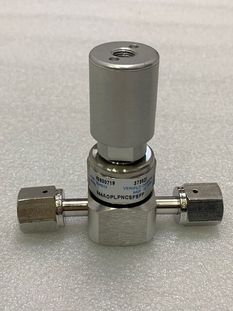 Veriflo Diaphragm Valve 944AOPLPNCSFSFF 316L 373521 125 PSI MAX Used