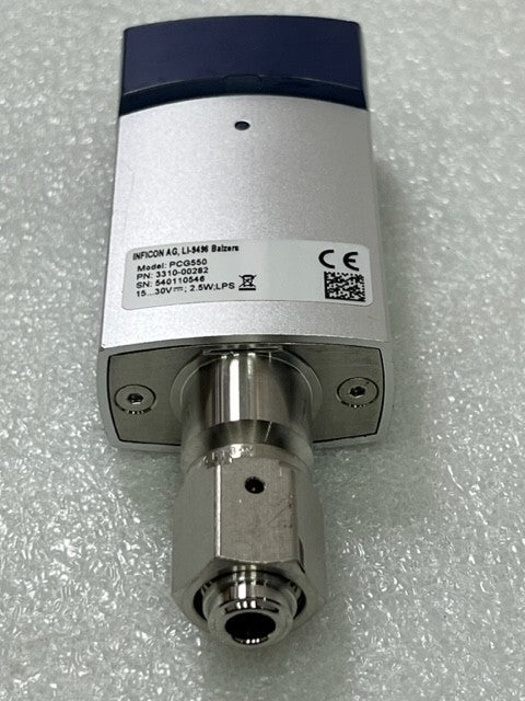 Inficon PCG550 15...30VDC 2.5W Pirani capacitance Diaphragm Gauge Used