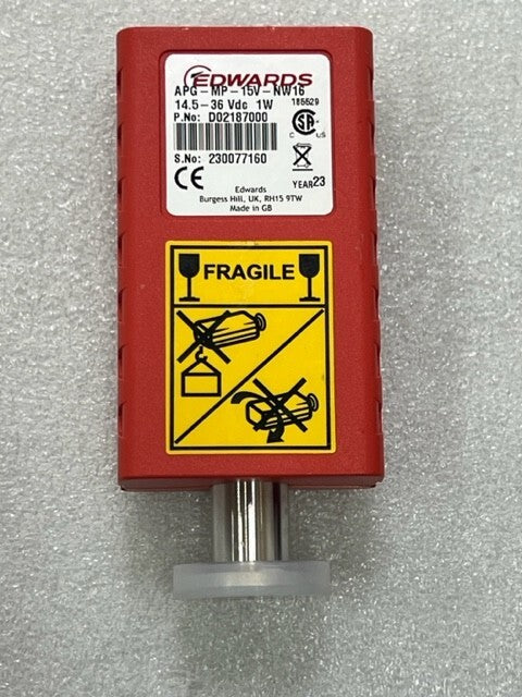 Edwards APG-MP-15V-NW16 14.5-36VDC 1W Pirani Vacuum Gauge Used