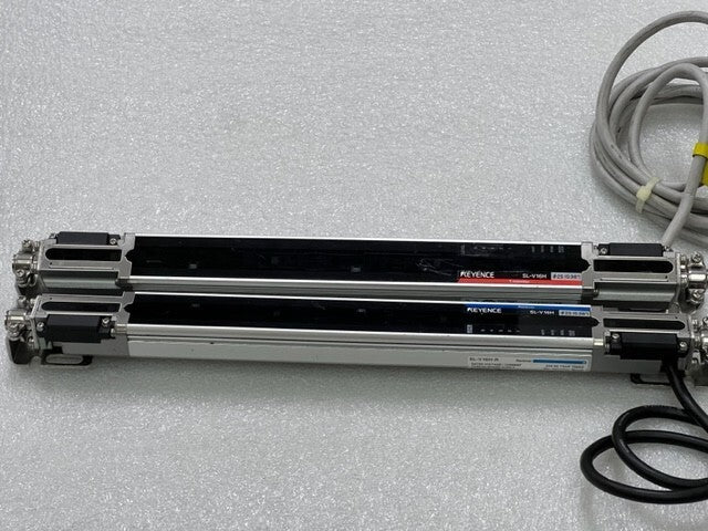 Keyence SL-V16H-T Transmitter SL-V16H-R Receiver 300mm Safety Light Curtain Used