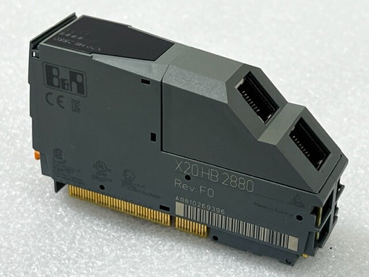 B&R X20 HB 2880 Rev. F0 PLC Expansion Module Used