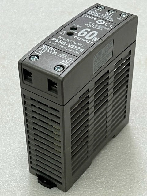 IDEC PS5R-VD24 Input 100-240VAC 50/60Hz Output 24VDC 2.5A Power Supply Unit New