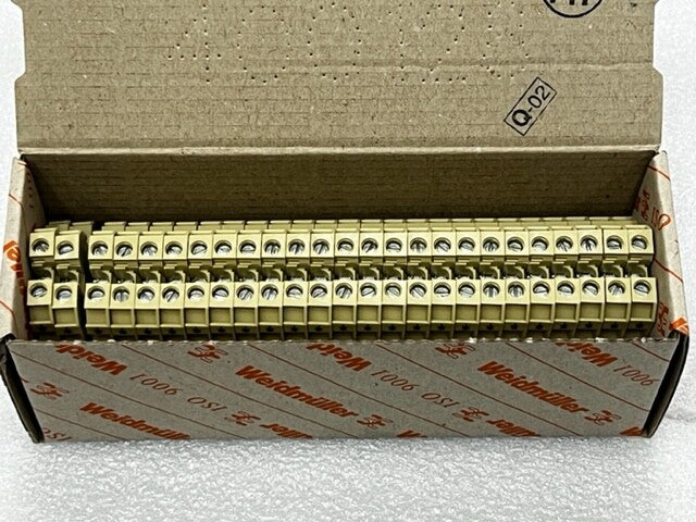 Weidmuller DK 4/35 1D A1 DK4D Double Tier 4mm2 Terminal Block - Box of 25 Pcs
