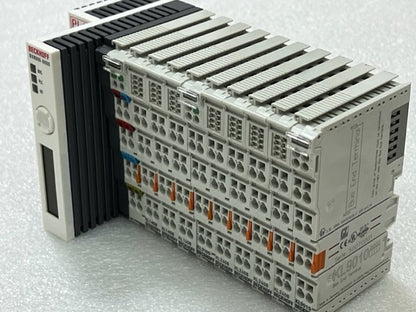 Beckhoff BX8000-0000 Bus Terminal Controller w KL1408 KL2408 KL9010 KL9100 Used
