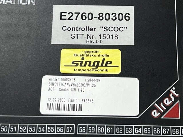 Elrest CAN IN AUTOMATION ELACAN II E2760-80306 SCOC Controller Used