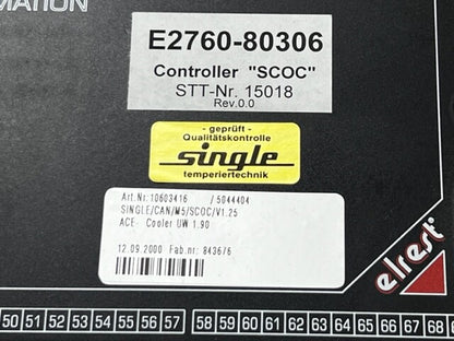 Elrest CAN IN AUTOMATION ELACAN II E2760-80306 SCOC Controller Used