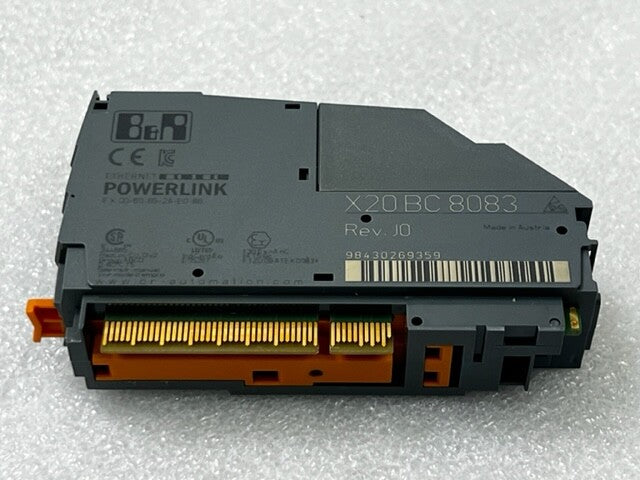 B&R X20BC8083 Rev. J0 Expandable Bus Controller Module Used