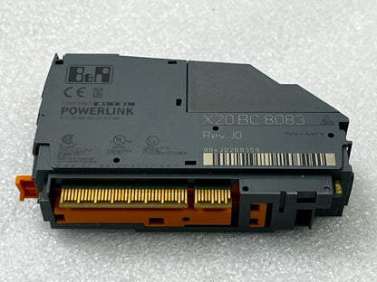 B&R X20BC8083 Rev. J0 Expandable Bus Controller Module Used