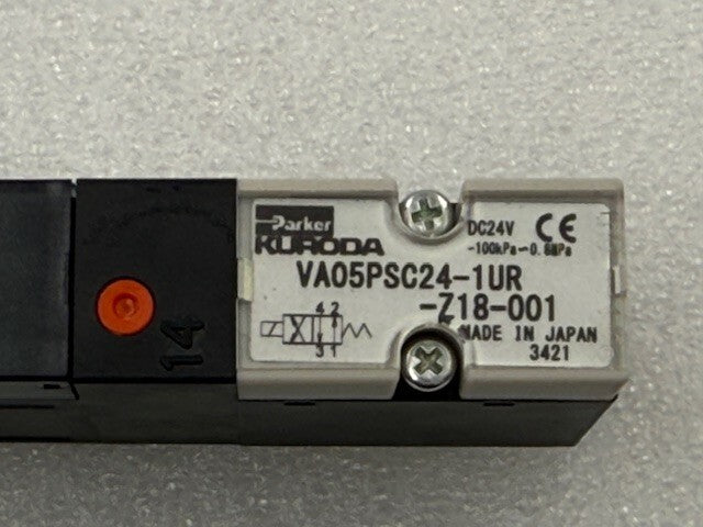 Parker Kuroda High Speed Solenoid Valve VA05PSC24-1UR-Z18-001 DC24V New