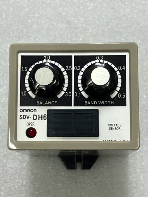 Omron SDV-DH6 Voltage Sensor Controller 100/110VAC 50/60Hz New (Old Stock)