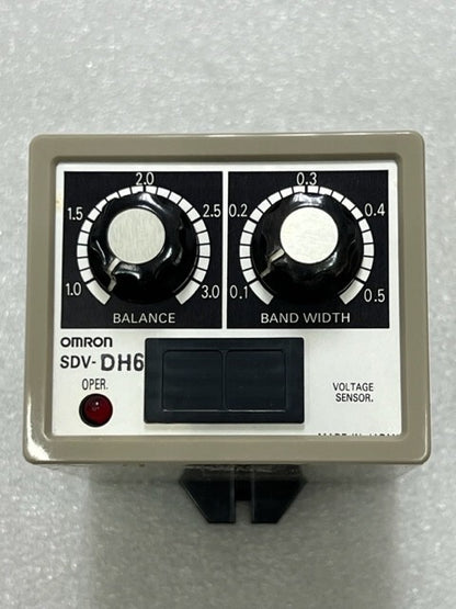 Omron SDV-DH6 Voltage Sensor Controller 100/110VAC 50/60Hz New (Old Stock)