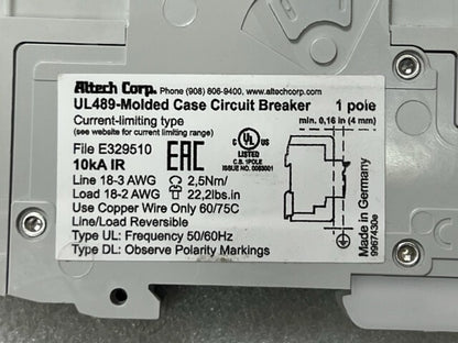 Lot of 12 Pcs - Altech Corp UL489 Molded Case Circuit Breaker ABL D50 240VAC New