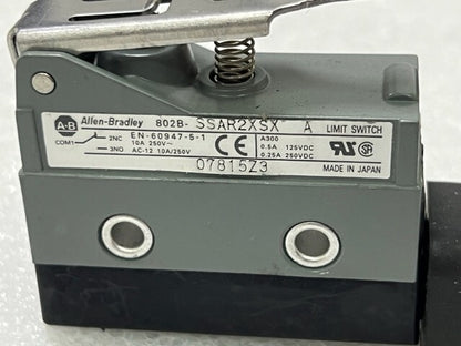 802B-SSAR2SSX Ser A 10A 250V Roller Lever Limit Switch New No Box