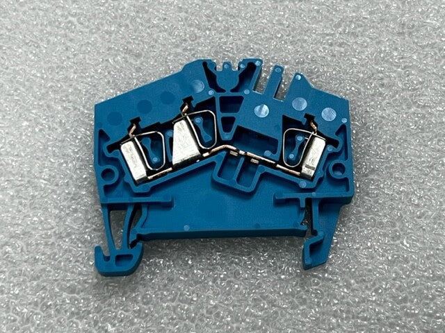 Weidmuller ZDU 2.5-2 2.5mm2 800V Terminal Block Blue New - Box of 100 Pcs