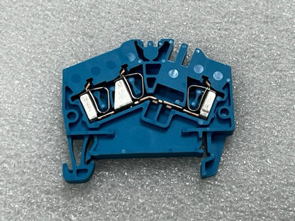 Weidmuller ZDU 2.5-2 2.5mm2 800V Terminal Block Blue New - Box of 100 Pcs