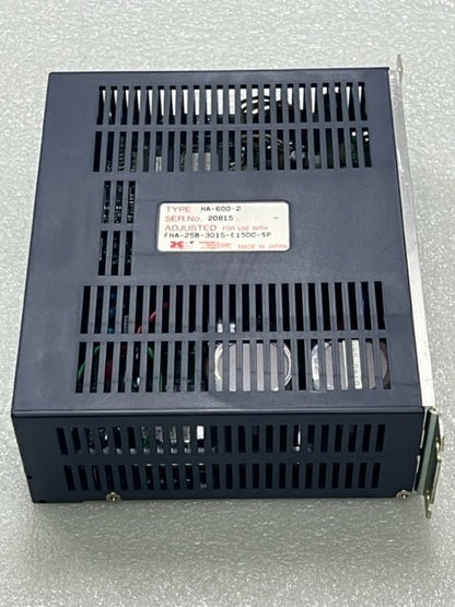 Harmonic Drive HA-600-2 Servo Actuator Drive (For use on FHA-25B-3015-E150C-SP)