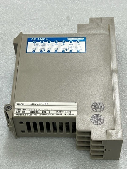 Yaskawa JGSM-12-11 OP AMPL Module New