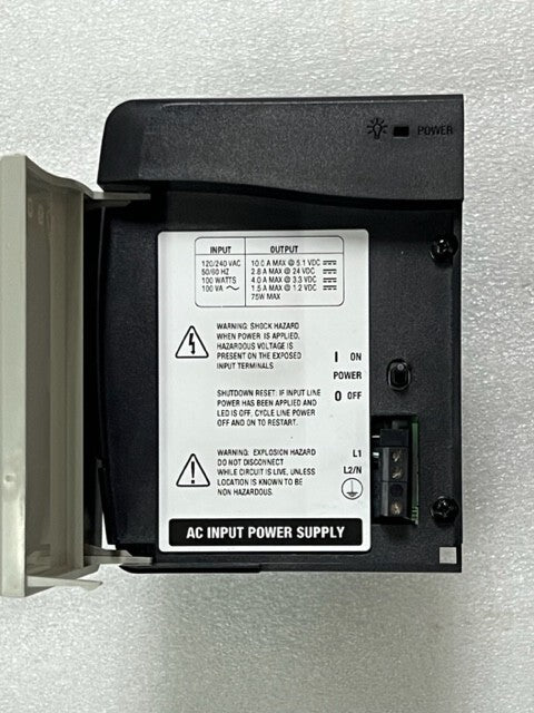 1756-PA72 Ser C ControlLogix PLC AC Power Supply Module Used